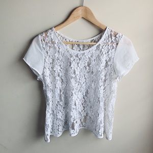 Beautiful White Lace Top